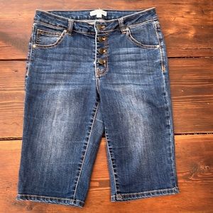 DownEast jean bermuda shorts